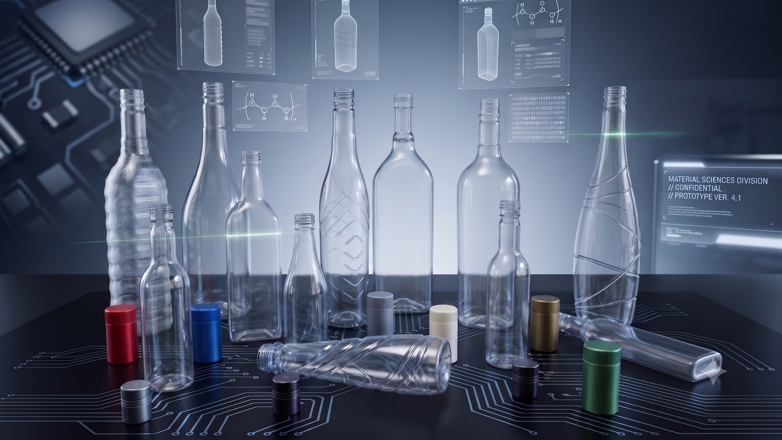 WinepackOS sustainable PET wine bottle range, full format and colour line-up